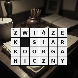 Rozwiązanie krzyżówki: związek organiczny zawierający wiązanie węgiel siarka - związek siarkoorganiczny | hasła, synonimy i podpowiedzi Hasło krzyżówkowe związek organiczny zawierający wiązanie węgiel siarka - związek siarkoorganiczny – rozwiązanie, synonimy, podpowiedzi i definicje krzyżówkowe